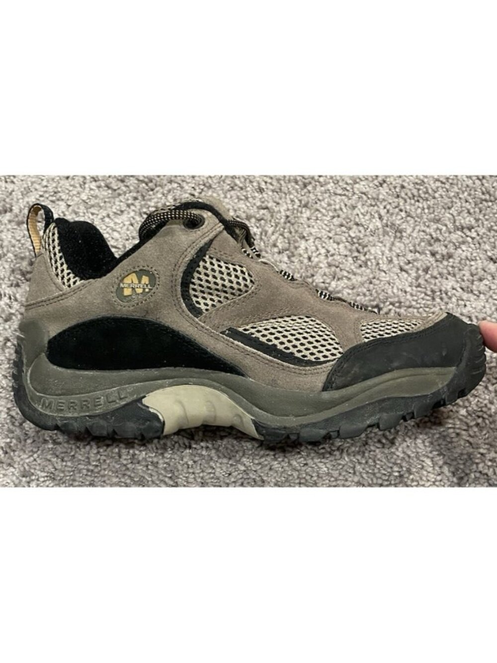 Merrell Women's Baja Ventilator Walnut Hiking Shoes Sneakers Size 8.5